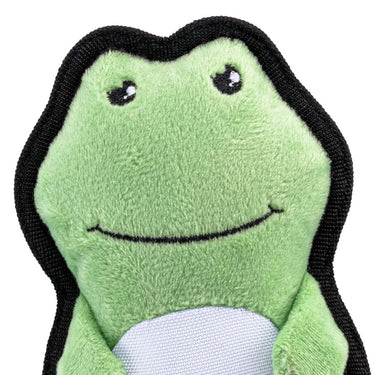 Beco Pets Rough & Tough Frog Recycled Dog Toy - Green Small